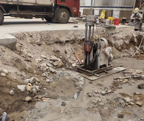 复兴公路下沉压浆